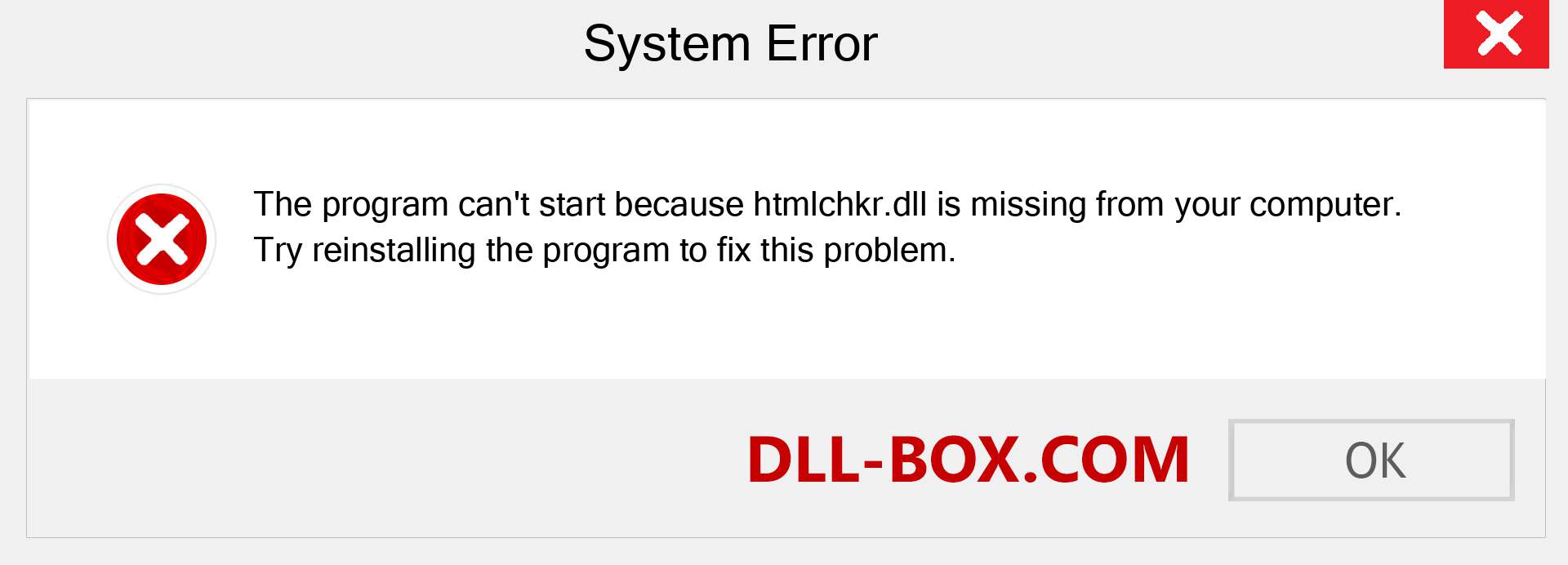  htmlchkr.dll file is missing?. Download for Windows 7, 8, 10 - Fix  htmlchkr dll Missing Error on Windows, photos, images
